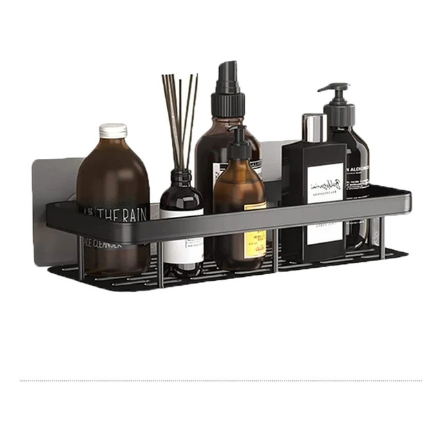 Vittak Suporte Shampoo Sabonete Banheiro Adesivo Parede Box Luxo Cor Preto Vittak Suporte Shampoo Sabonete Banheiro Adesivo Parede Box Luxo Cor Preto