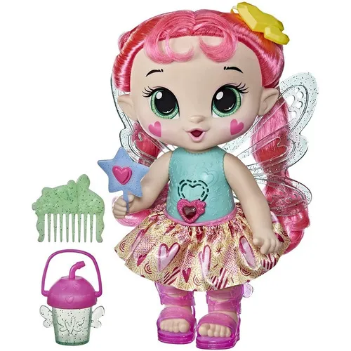 Muñeca Baby Alive Glo Pixies Sammie Shimmer Sienna Sparkle Color Rosa/sammi Shimmer