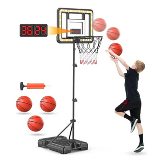 Aro De Baloncesto Para Niños Con Marcador Y Aro De Baloncesto Para Niños Con Marcador Y