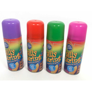 4 Serpentinas Espaguetti Tiras Fiesta Colores Spray Botes 4 Serpentinas Espaguetti Tiras Fiesta Colores Spray Botes