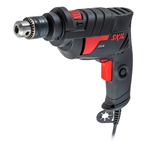 Taladro Con Percusión 6604jb Skil 570w Mandril 10mm Color Negro Frecuencia 50Hz