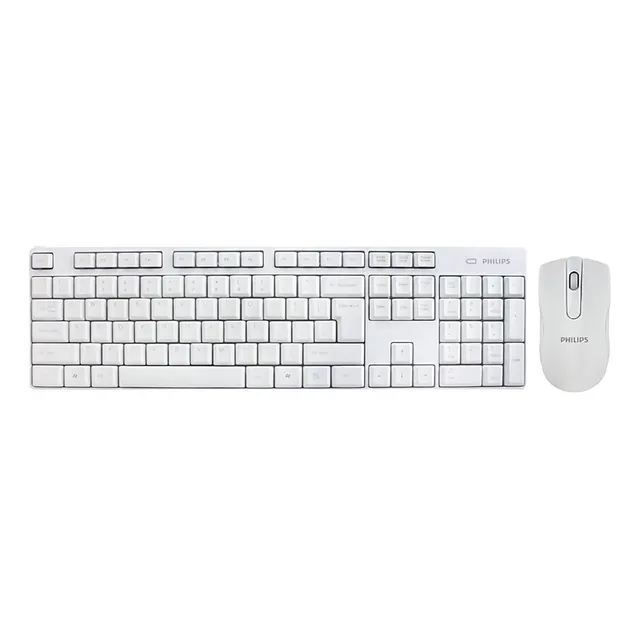 Mouse Y Teclado Inalámbricos Philips Spt6501w 2,4ghz - -sds