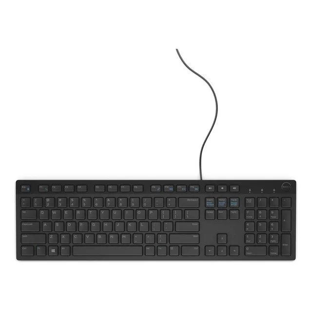Dell Teclado Multimedia Kb216 Cableado Original - 580-adrc Negro Inglés Us