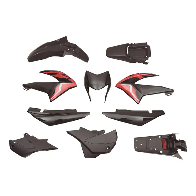 Kit De Tapas Completo Para Honda Xr150l Negro Mtc