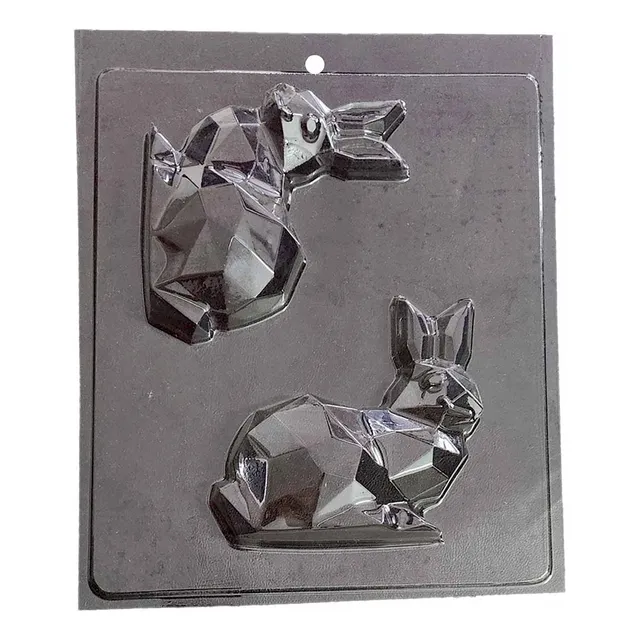 Molde Placas Acetato Huevos Pascuas Diseños Chocolate Set X4