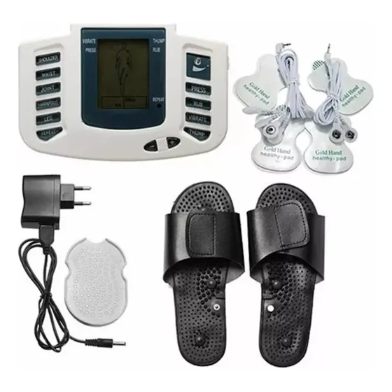 Electroestimulador Portátil De 4 Electrodos 220 V +