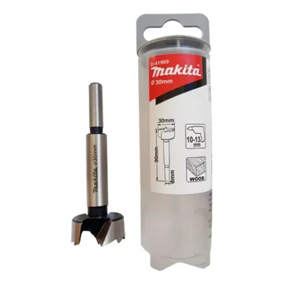 Mecha Forstner Makita D-41969 30mm Para Madera Bisagra