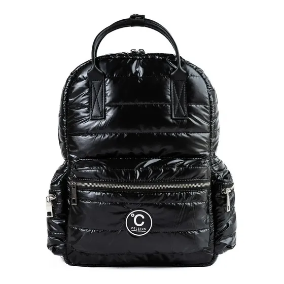 Mochila Urbana Maternal Termica Impermeable Celsius Dubai Color Negro Metalizado