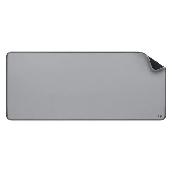 Logitech Desk Mat Studio Series, Alfombrilla De Escritorio Color Gris Medio