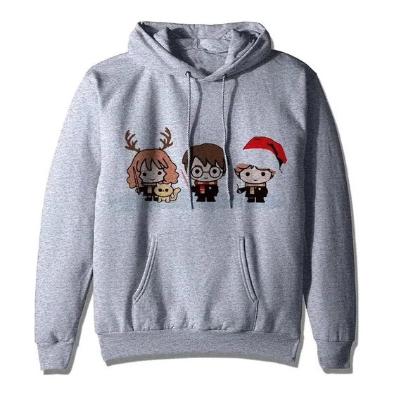 Buzo Buso Saco Hoodie Capota Navidad Harry Potter Niños