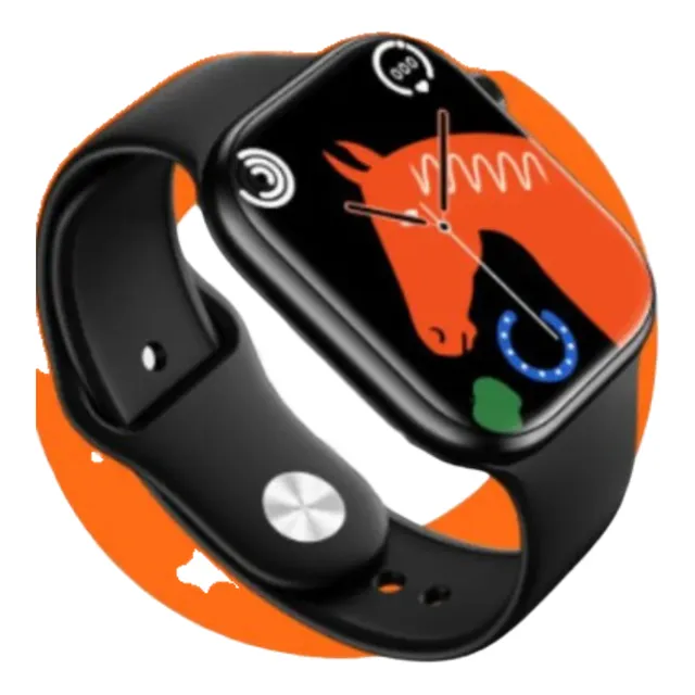 Relógio Smartwatch Pulseira Silicone Compatível Ios Android