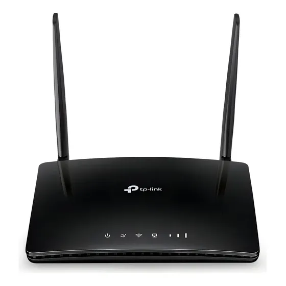 Router 4g Lte Chip Sim Wifi Lan Dual Band Ac750 Tplink Mr200 Color Negro