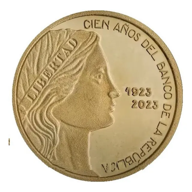 Moneda De 20.000 - 100 Años Del Banco De La Republica