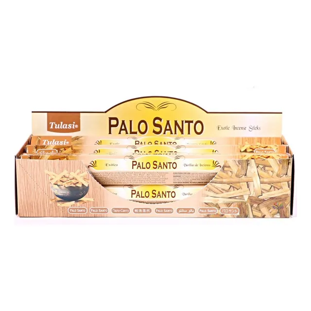 Caja De Incienso X 200 Varitas Aroma Palo Santo Tulasi