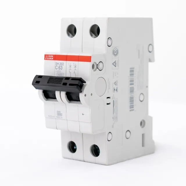 Breaker Abb Riel Sh200 2p 63 A 10ka120vac-1f Vmax:440vac
