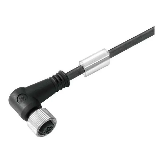 Sail-m12bw-4-5 Cable M12 Conector Acodado 4 Hilos 5 Metros Largo Marca Weidmuller Código 9457740500