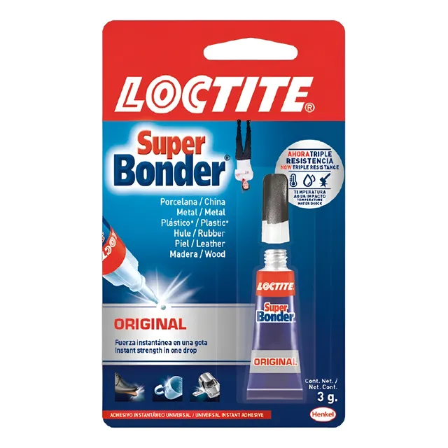 Pegamento Loctite Superbonder Origin Transparente Líquido 3g