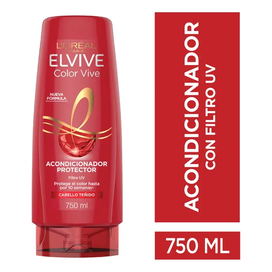 Acondicionador Color Vive Elvive Loreal Paris 750 Ml