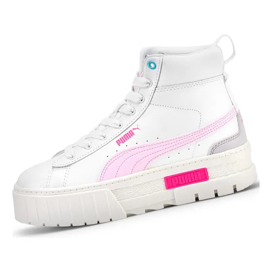 (393504-01) | Botin Puma Mujer Urbanas Mayze Mid Binding
