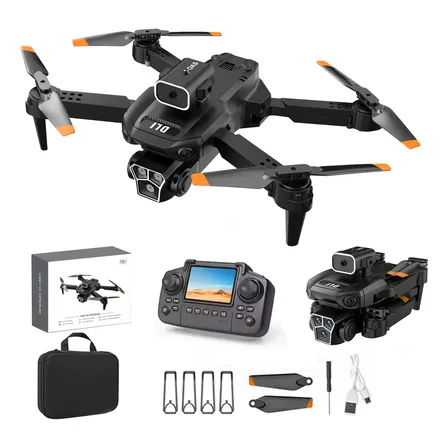 Mini Drone Y3 Profissional Dupla Camera Controle Remoto Tela Preto