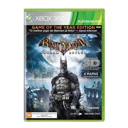 Batman: Arkham Asylum Arkham Standard Edition Xbox 360 Físico