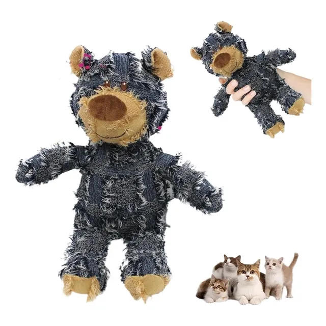 21cm Oso Robusto Indestructible,juguete Para Perros Ansiosos