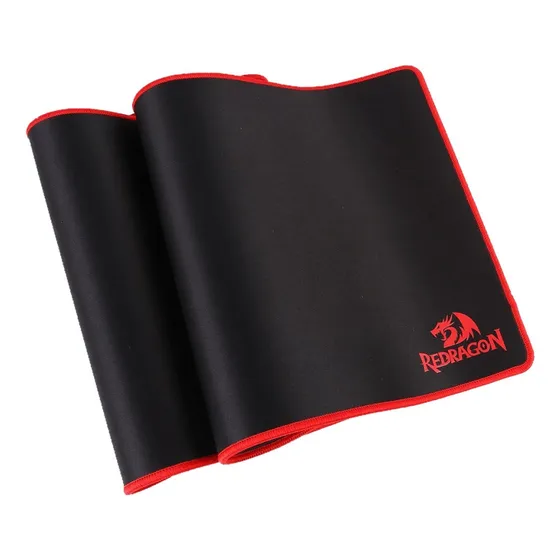 Mouse Pad gamer Redragon Suzaku P003 de goma xl 30cm x 80cm x 3mm negro/rojo