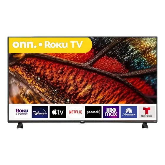 Onn 65 Pulgadas Pantalla 4k Uhd (2160p) Led Roku Smart Tv