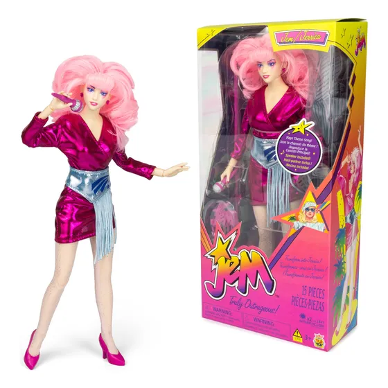 Muñeca Jem Y Los Hologramas - Retro Figura 80s - 30cm Altura