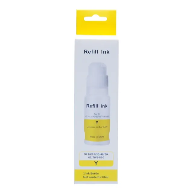 1 Tinta Para Impresoras Canon Gi-10 Pixma G5010 G6010 G7010 Tinta Amarillo
