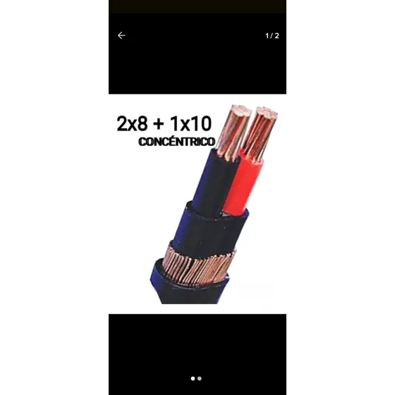 Cable Concentrico 2x8+1x10