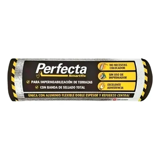 Membrana Autoadhesiva Perfecta 50cm X 10mts Sin Soplete