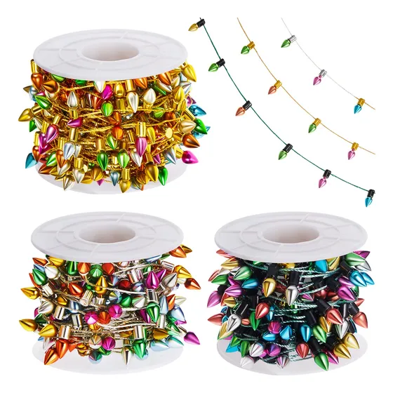 Guirnalda Luz Navidad Para Casa Muñeca 590  Accesorio Cadena