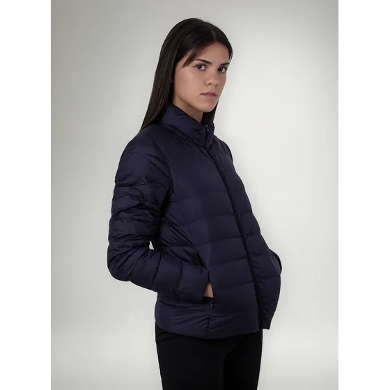 Campera Uniqlo Original Mujer Azul Navy 