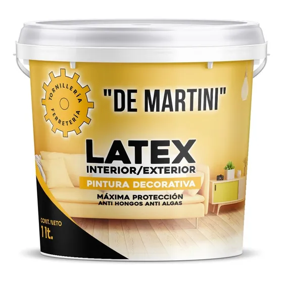 Pintura Para Interior Y Exterior 3b Blanco 4 Litros Tyt