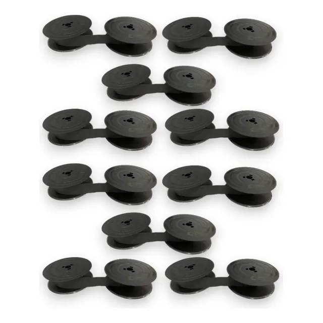 20 Cintas Para Olivetti Mecanica 10 Mts Bicolor O Negro