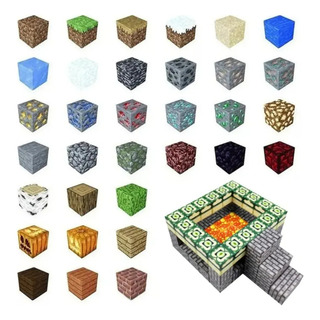 Bloque De Construcción Magnético Minecraft 80 Bloque De Construcción Magnético Minecraft 80