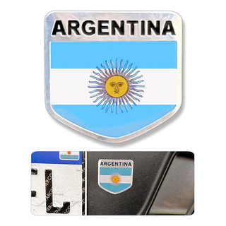 Insignia Emblema Argentina Metal Tuningchrome Insignia Emblema Argentina Metal Tuningchrome