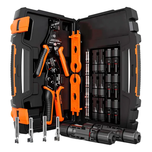 Kit De Herramientas Solar Para Ponchado De Conectores Mc4