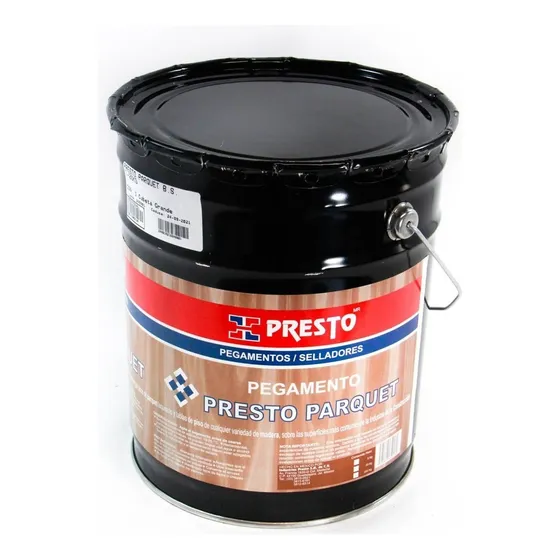 Pegamento Para Piso Presto Parquet Base Solvente Cubeta 20kg