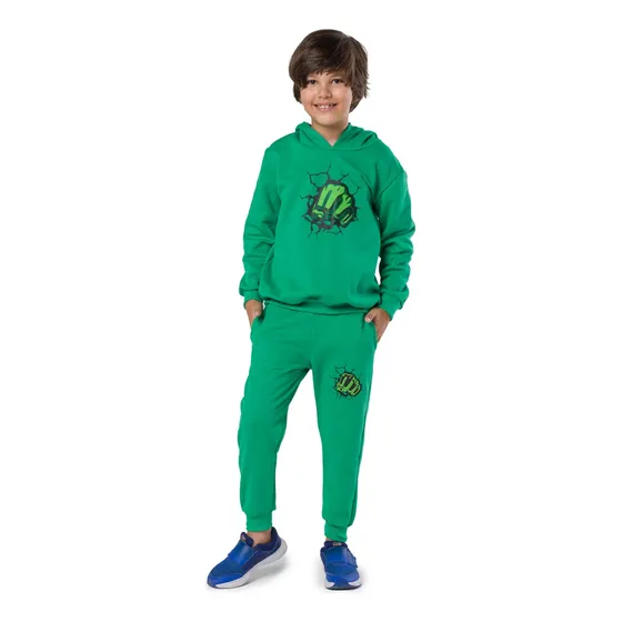 Conjunto Moletom Hulk E Homem Aranha  Infantil- Pronto Envio