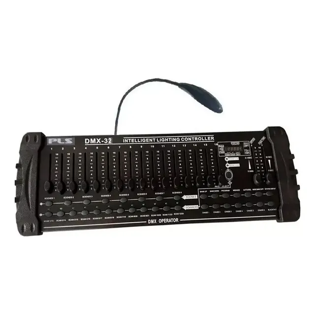 Controlador Pls Dmx-32 Consola 384 Canales Con Lámpara Led P