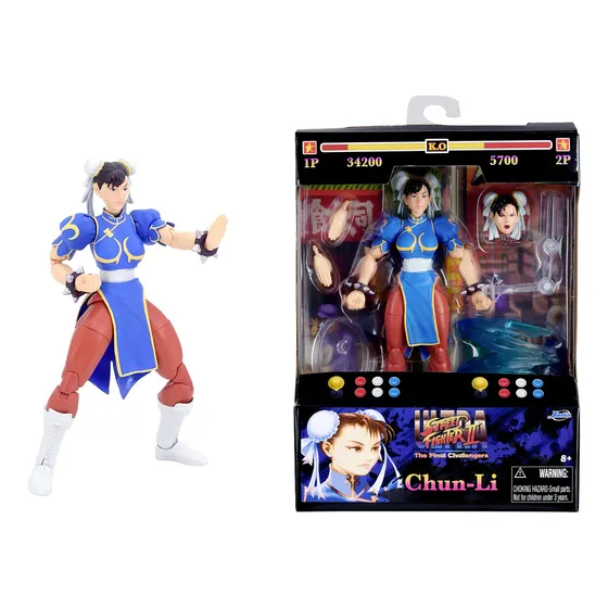 Figura de acción Chun-Li de Jada Toys ULTRA STREET FIGHTER II
