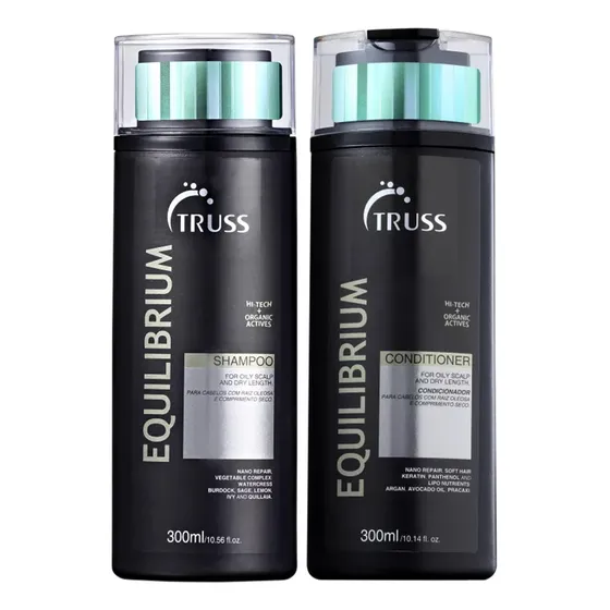 Kit Truss Equilibrium Shampoo 300ml e Condicionador 300ml