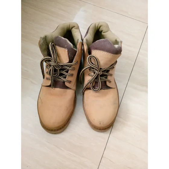 Botas De Seguridad Color Marron Usadas Talla 36