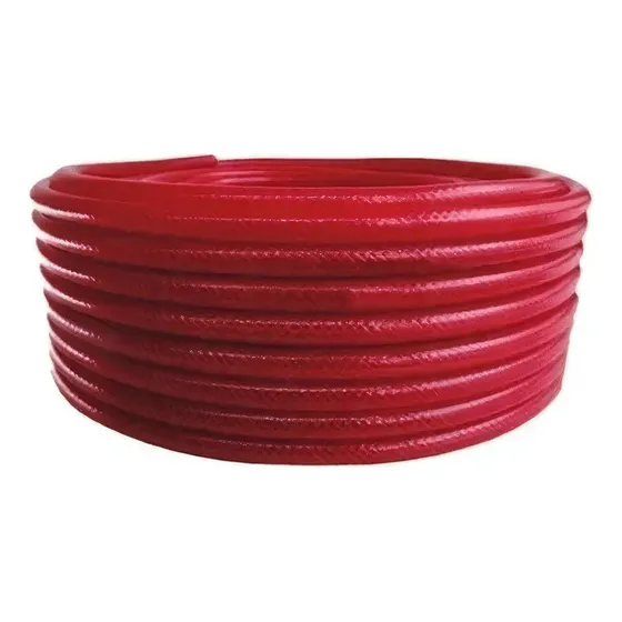 Manguera Presion Aire Roja 8mm 5/16 Rollo X 25mts Compresor