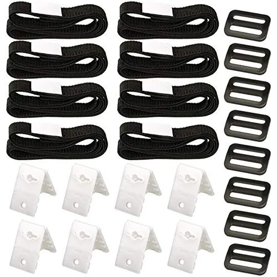 Kit Repuesto Grampas Y Cintas P/enrollador De Manta Piscina