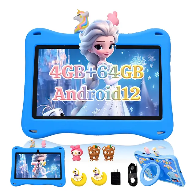 Tablet Con Funda Kids 4gb+64gb Android 13.0 Memoria Ram Wifi