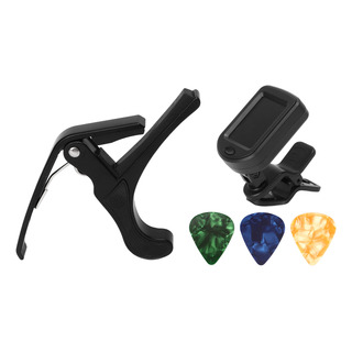 Kit De Afinador De Guitarra Capo Pick Set, Pantalla Led, Ret Kit De Afinador De Guitarra Capo Pick Set, Pantalla Led, Ret