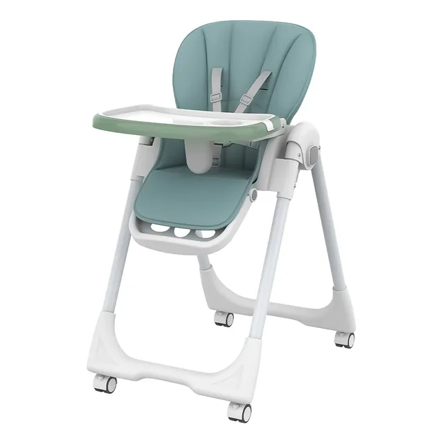 Sejoy GY02 Silla Alta De Comer Periquera Para Bebé Plegable Color Verde
